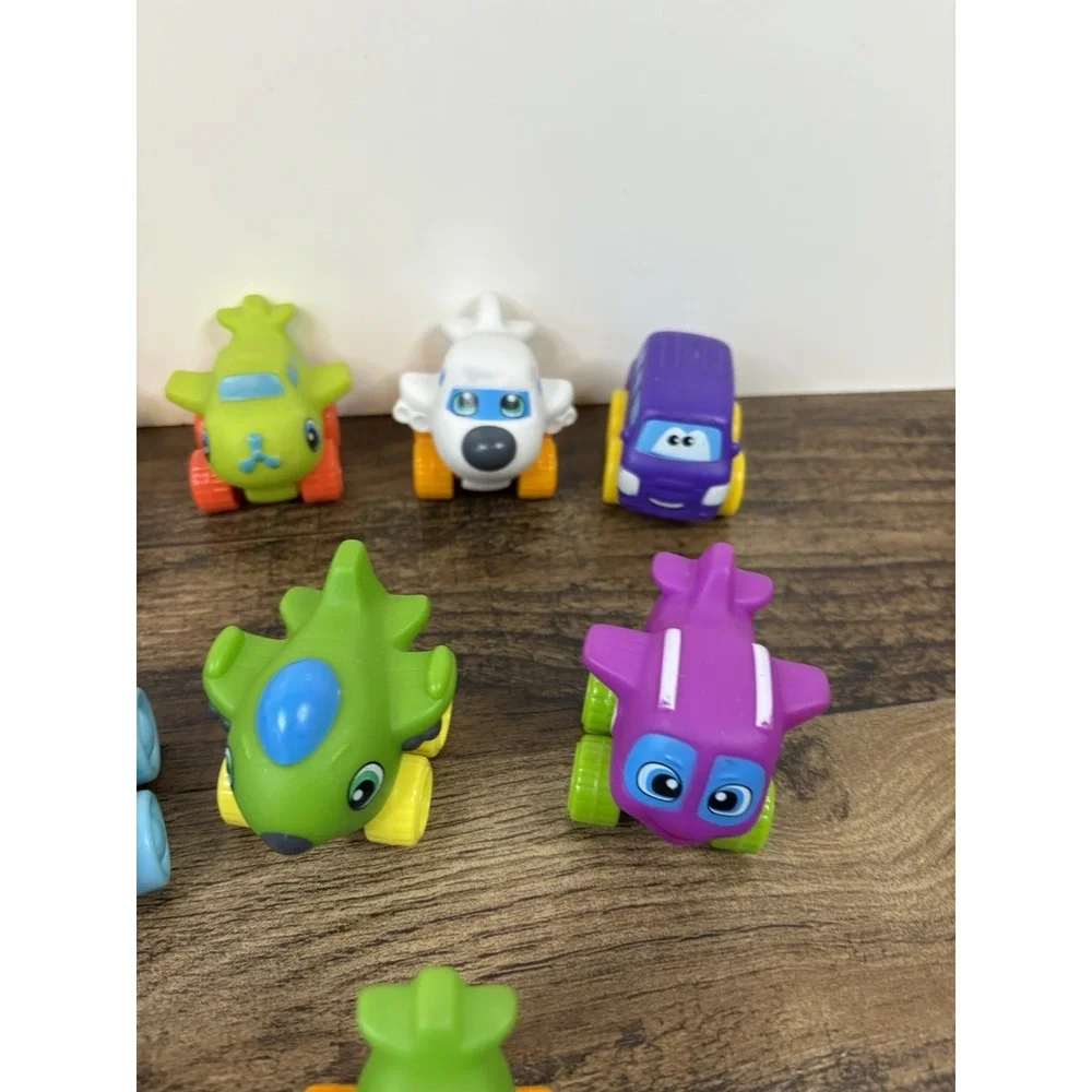 Lot of 11 Mini Plastic Chunky Cars Airplanes Trucks Vehicles Chuck Unbranded Car